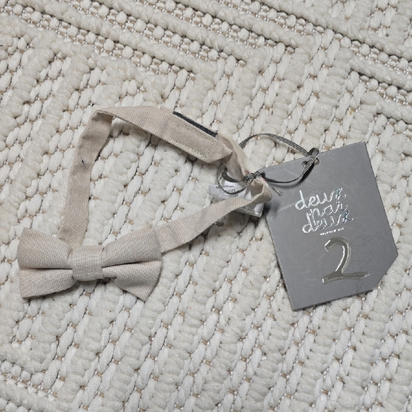 Deux Lux Other - Deux Lux Tan Bow Tie Home Accent